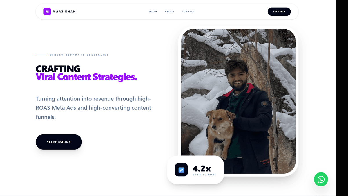 Maaz Khan Portfolio