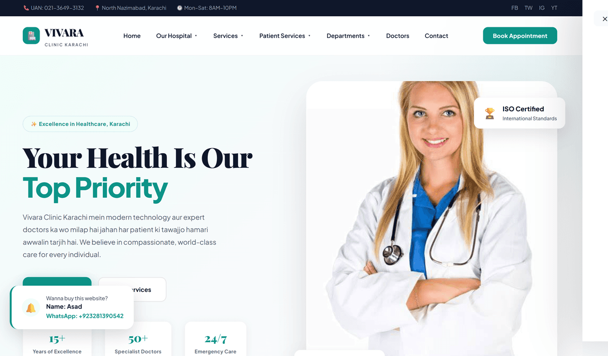 Vivara Clinic Karachi